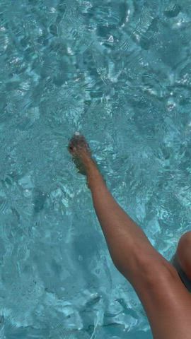 Swimming Pool Feet Feet Fetish gif