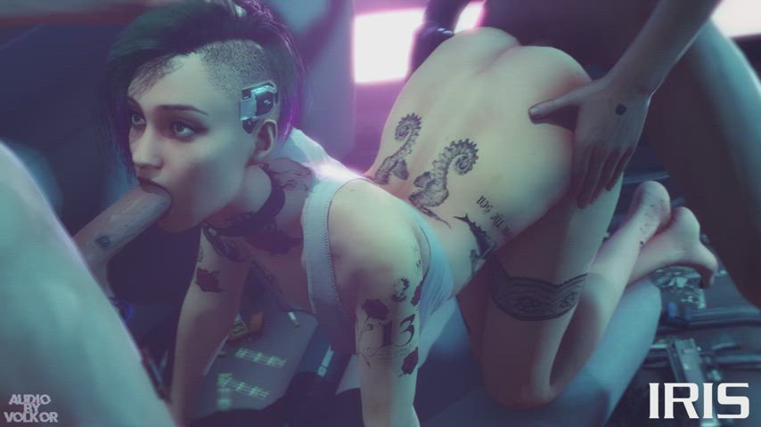 Animation Doggystyle Face Fuck Gangbang Group Sex Spitroast Tattoo Threesome gif