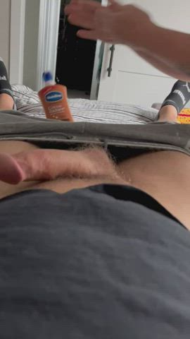 Amateur Handjob Homemade Masturbating gif