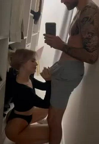 blowjob couple thick gif