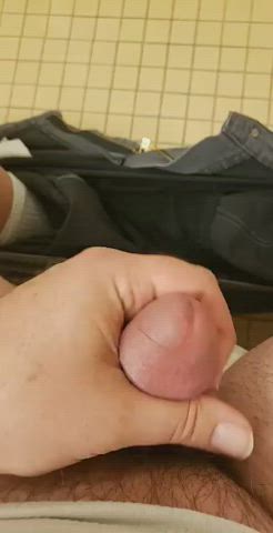 (M38) flashback Friday to when I had to work in the office and had to jerk it in