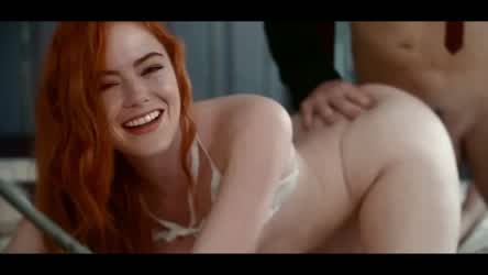 Celebrity Emma Stone Redhead Sex Teen gif