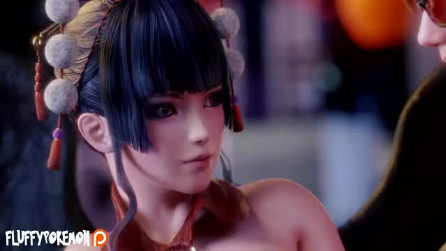 3075630 - Dead or Alive Nyotengu animated blender fluffy pokemon sound webm