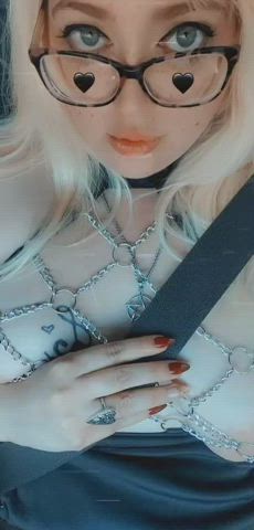 bbw bdsm blonde blue eyes chubby glasses milf mature gif