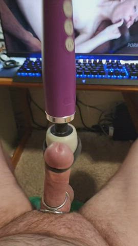 Holy Shit! Listen to that vibrating cum get whipped to a foam while I moan.