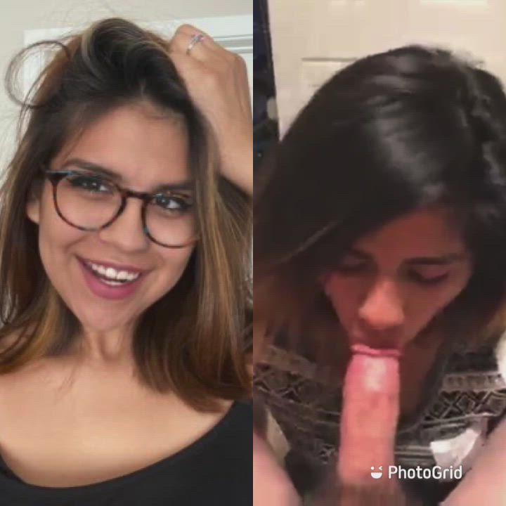 Blowjob Ex-Girlfriend Latina Teen gif