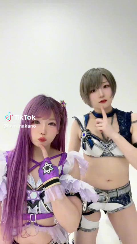 Tam Nakano and Saori Anou