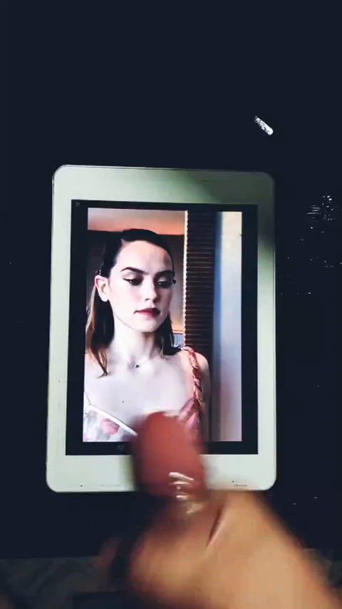 celebrity cum cumshot daisy ridley tribute gif