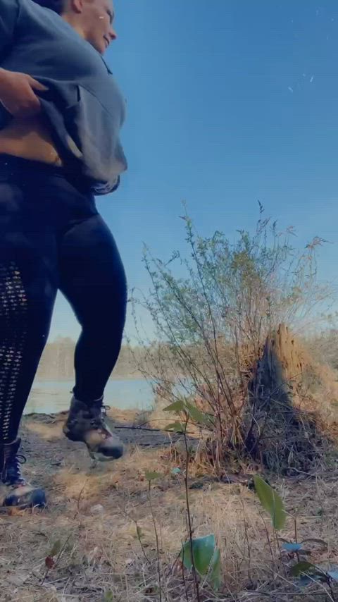 Dumping em out at the lake [gif]