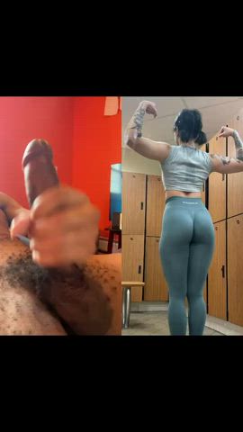 bbc babe babecock big ass big dick muscular girl onlyfans gif