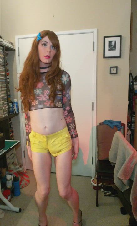 crossdressing femboy sissy gif