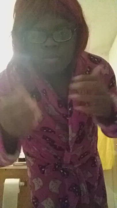 Bathroom Dancing Femboy gif