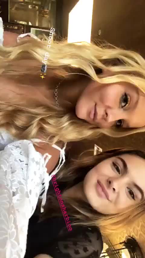 Morgan Cryer and Brighton Sharbino