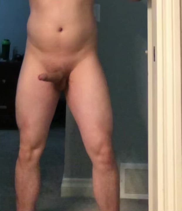 Big Dick Cock Gay Homemade Naked Slow Solo Uncut gif