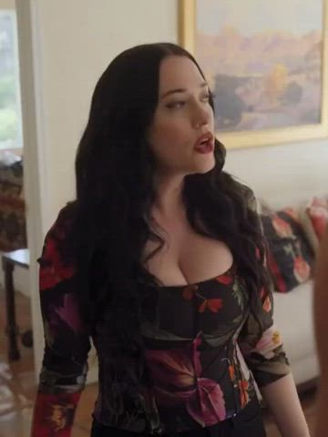 cleavage kat dennings sexy gif