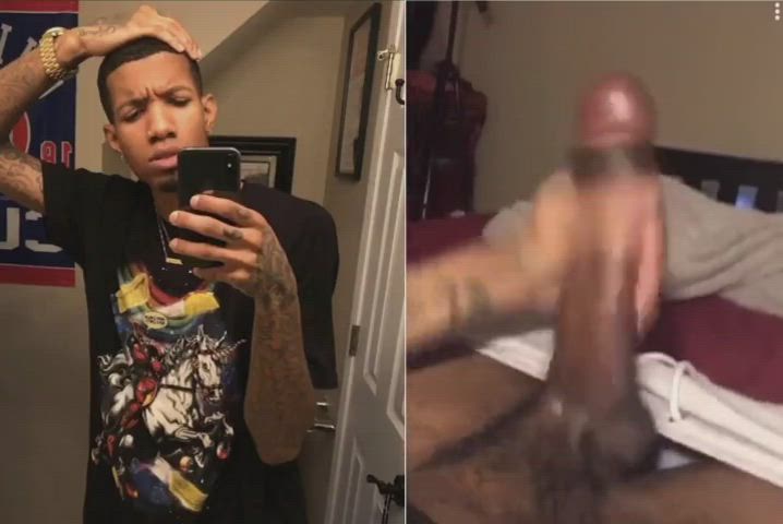 bbc big dick cum cumshot cute gay masturbating solo gif