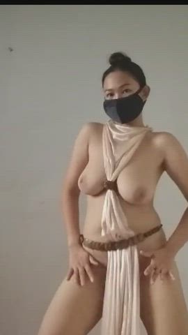 Asian Big Ass Big Tits Dancing Huge Tits Saggy Tits gif