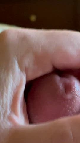 cock masturbating precum gif