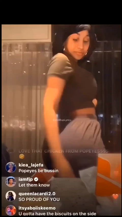 cardi b ebony thick gif