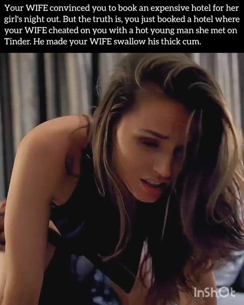 He even came inside her slutty pussy. You have no idea your wife was a whore. 