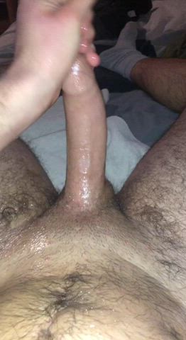 Big Dick Masturbating Teen gif