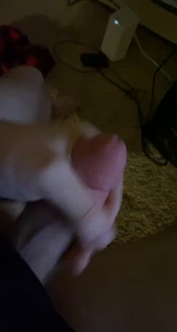 Cumshot Masturbating Moaning gif