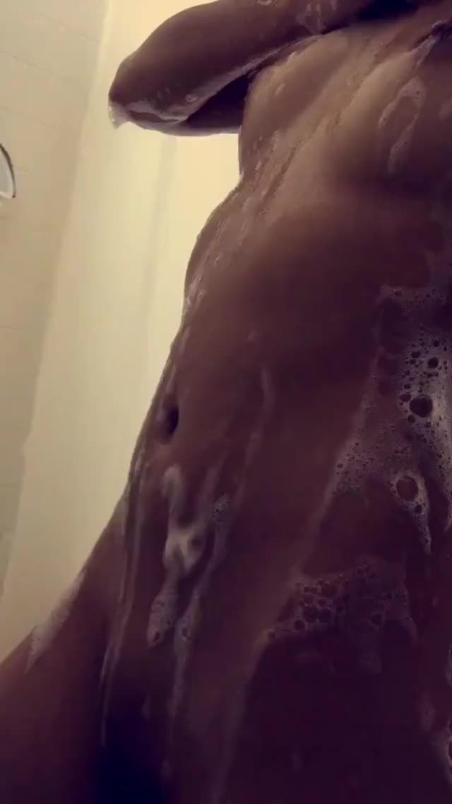 Little Jasmine Grey taking a shower