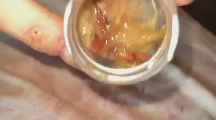 Clip from a snot jar order being sent from England! So thick and gross! 🤧 I love
