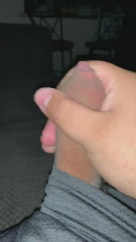 Uncut cumshot