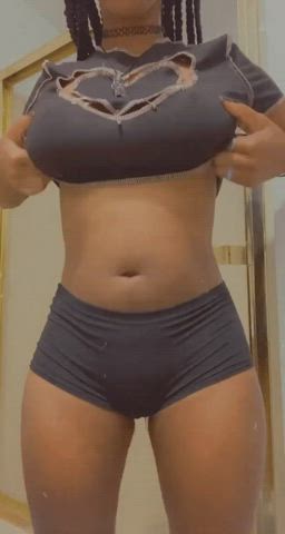 big tits ebony teen thick gif