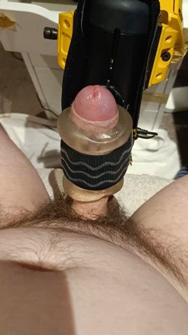 (25) Mistress edging my BWC using remote controlled fleshlight 🥵