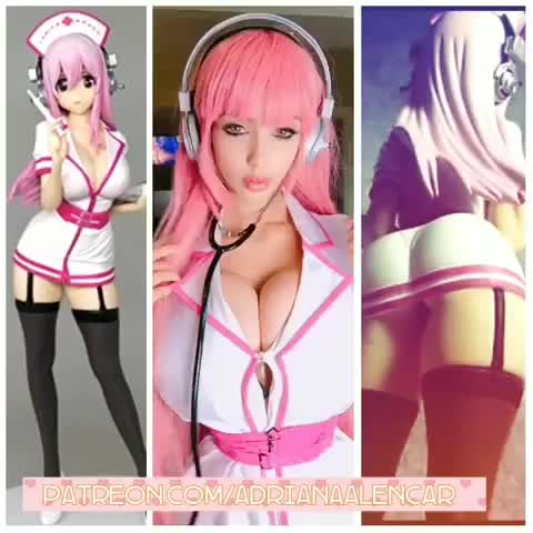 Adriana Alencar Super Sonico cosplay