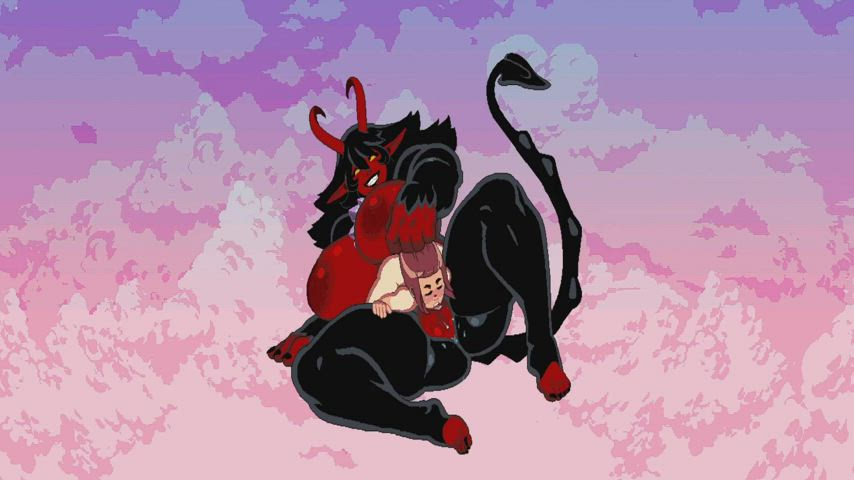 Animation Anime Cartoon Hentai Lesbian Licking Monster Girl Orgasm Rule34 gif