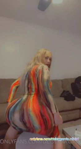 Big Ass Booty Jiggling Pawg gif