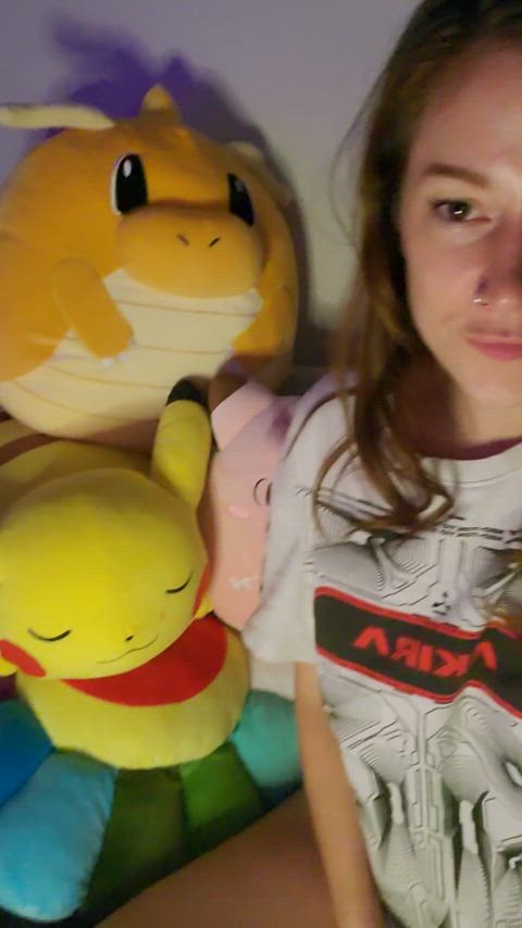 Who's cuter, the plushies or me?