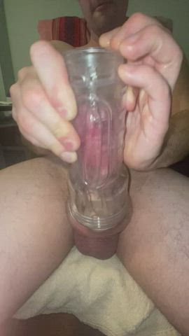 bwc big dick cock fleshlight gay jerk off monster cock pov gif