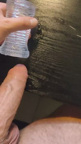 Big Dick First Time using a Fleshlight