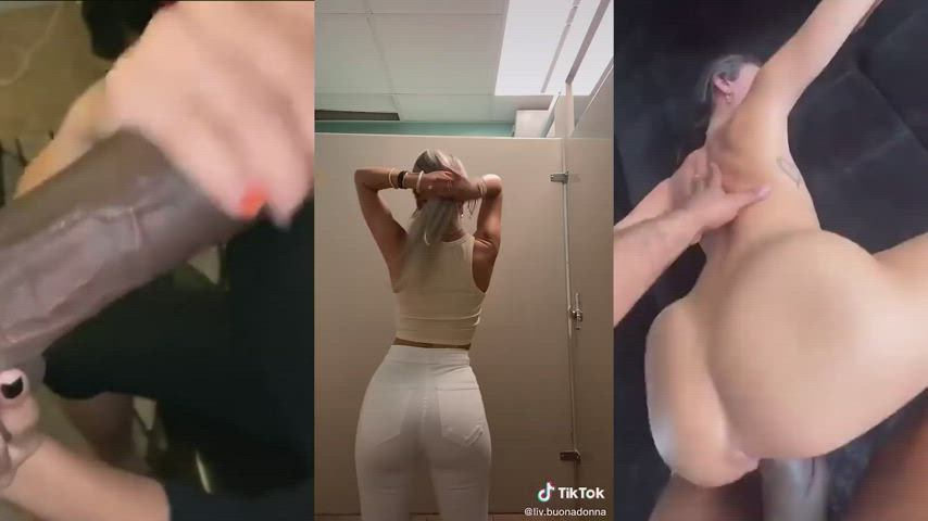 babe babecock pmv split screen porn tiktok gif