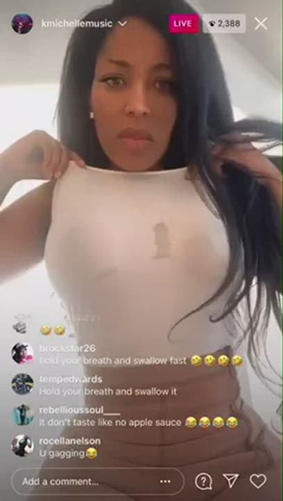 K Michelle tits