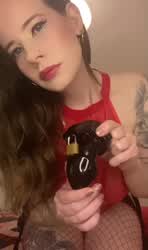 Chastity Femdom Pegging Strap On gif