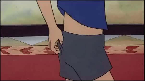 Beavis butt scratch