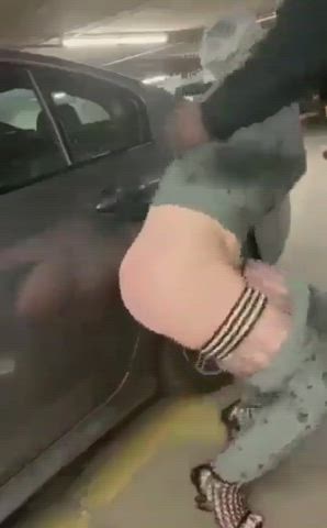 big dick car doggystyle public white girl gif