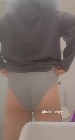 ass bending over pretty pussy shaking teen thighs femboys gif