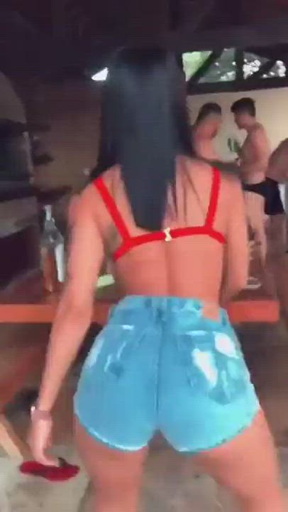 Ass Booty Brazilian Dancing Teen gif