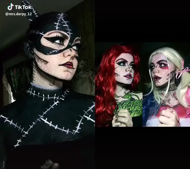  #catwoman #poisonivy #harleyquinn #foryou #cosplay #cosplayer #dccomics #makeup