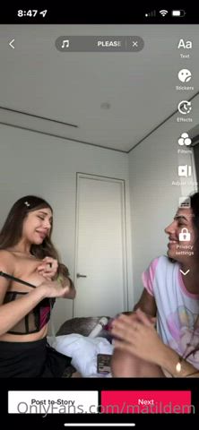 boobs friends nipples onlyfans tiktok gif