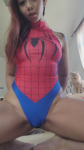 Spidergirl is always horny