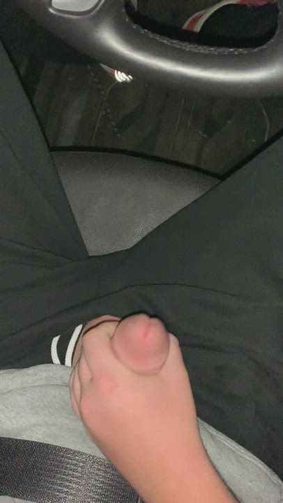 Big Dick Hands Free Male Masturbation gif