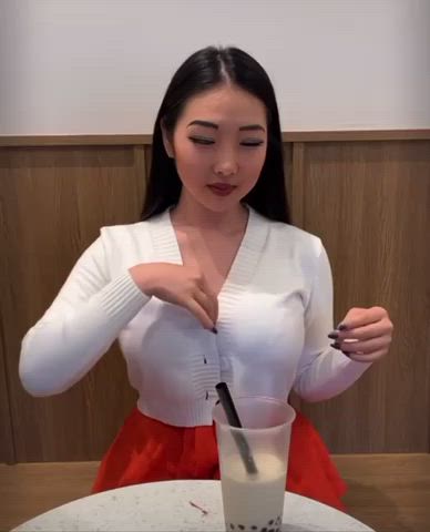 Asian Big Tits Boobs gif