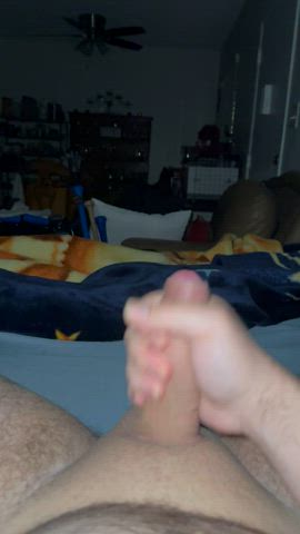 big dick cock cum cumshot jerk off masturbating gif